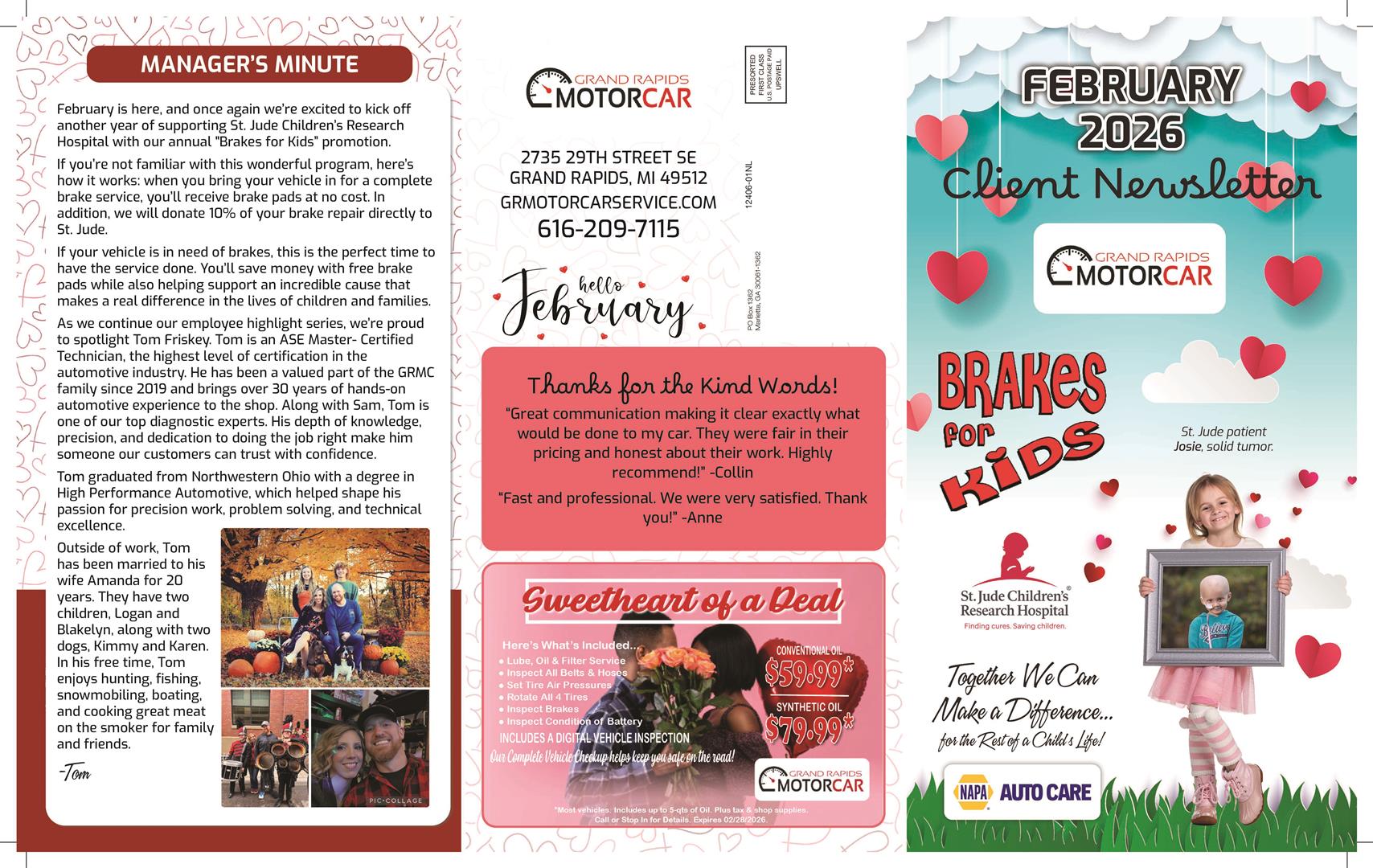 November Newsletter | Grand Rapids Motorcar